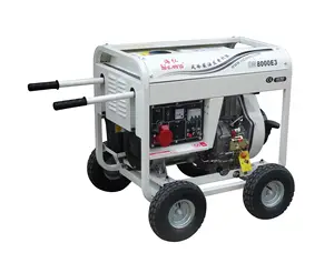 Nuovo Design 5KW 5kva tipo aperto Diesel Gen-set alimentati da un motore 186FA