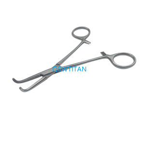 Baja tahan karat Tang hemostatik penjepit becak ginjal 18/20/13.8/24.5cm alat kecantikan klem pengunci forsep arteri 1 buah - Product Image 5