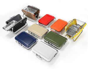 Mini-<span class=keywords><strong>valise</strong></span> Design pour 2 personnes, <span class=keywords><strong>Barbecue</strong></span> en plein air, Portable, pliable, en acier inoxydable, <span class=keywords><strong>Barbecue</strong></span> au <span class=keywords><strong>charbon</strong></span> <span class=keywords><strong>de</strong></span> <span class=keywords><strong>bois</strong></span> - Product Image 1