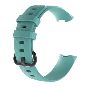 Cinturino di Ricambio per Braccialetto Sportivo Smart per Fitbit Charge 4 3 SE, Fibbia Nera, Stile Ufficiale, Cinturino in Silicone - Product Image 5