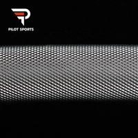 PILOTSPORTS Barre de squat incurvée Buffalo en acier allié, barre de musculation, capacité de 1500 lb pour haltérophilie, squat, développé couché, OEM