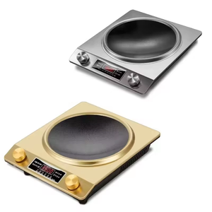 <span class=keywords><strong>Plaque</strong></span> de Cuisson à <span class=keywords><strong>Induction</strong></span> Concave en Céramique 3500W de Haute Qualité pour Usage Domestique/Commercial, Réchaud Électrique à Feu Unique en Acier Inoxydable - Product Image 2