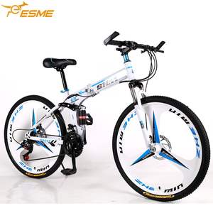 Vtt à double suspension, décor arrière, vélo de descente en stock - Product Image 1