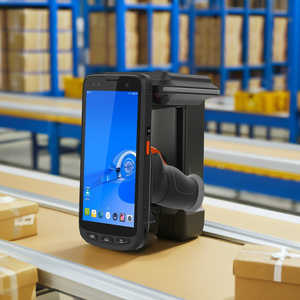 Terminal de mano RFID, lector UHF, escáner de código de barras inalámbrico móvil Android, lector de conteo de inventario, colector de datos PDA, Stock - Product Image 3