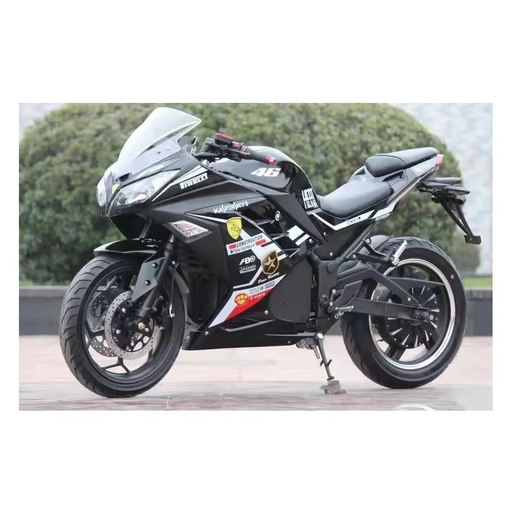 2022 New electric motorcycle 3000W racing speed fast electric motorcycle adult cheap sales