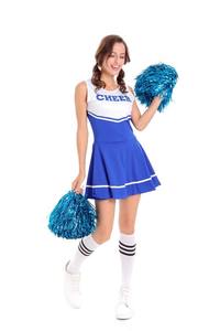 Femmes sexy <span class=keywords><strong>Glee</strong></span> Club <span class=keywords><strong>Cheerleader</strong></span>, costumes sexy pour fille adulte de costume de pom-pom girl - Product Image 6