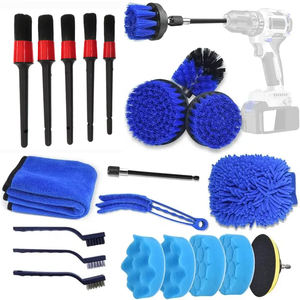 21 pezzi set di strumenti per la pulizia dell'<span class=keywords><strong>auto</strong></span> set di strumenti per la pulizia di tamponi di spugna per spazzole elettriche per il <span class=keywords><strong>lavaggio</strong></span> interno delle ruote - Product Image 1