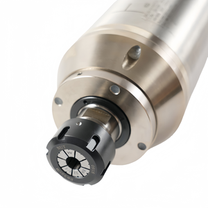 Moteur de broche de fraisage refroidi par eau HQD 7,5 kW ER32 125 mm pour la découpe et la gravure du bois et de la pierre GDK125-12-24Z/7.5 - Product Image 1