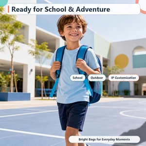 กระเป๋าเป้ <span class=keywords><strong>Smiggle</strong></span> Factory แบบปรับแต่งได้  กระเป๋าโรงเรียนน่ารักวิบวับ  กระเป๋าเป้สะพายหลังขนาดเล็กสำหรับเด็ก - Product Image 6
