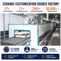 Mug en céramique de grès personnalisé avec poignée pour cadeau promotionnel d'entreprise en gros