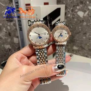 Longnes Alloy Dial Steel Band Luminous Waterproof Features Movement Men's Women's Fashion Watches Luxury Gift Ronda Longinesing - Product Image 3