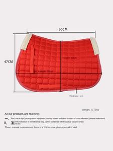 <span class=keywords><strong>Tapis</strong></span> de selle en cuir complet-Style classique respirant confortable et antidérapant pour l'équitation - Product Image 3