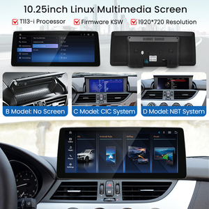HFmidia 2026 ระบบลินุกซ์ใหม่ หน้าจอบางขนาด 10.25 นิ้ว 12.8 นิ้ว สำหรับ BMW Z4 E85 E86 E89 เครื่องเล่นวิดีโอในรถยนต์แบบไร้สาย CarPlay - Product Image 5