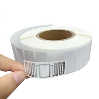 Label RFID UHF Stiker RFID 860-960MHz Tag Label Pintar untuk Manajemen Inventaris, Logistik, Pakaian