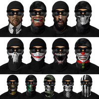 Vente en gros de cagoule Facekini drôle masque facial hommes femmes été extérieur écran UV casques d'équitation communs doublure pour le sport