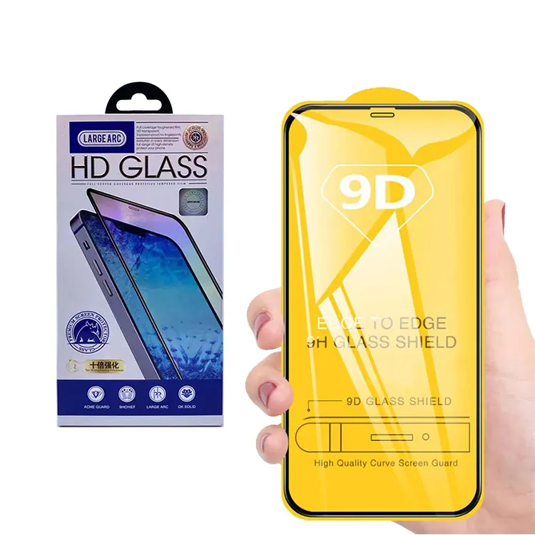 9D Full Tempered Glass For iPhone11 12 13 mini Pro Max Screen Protector For iPhone Xs Max XR 6 7 8Plus Protective Glass Film