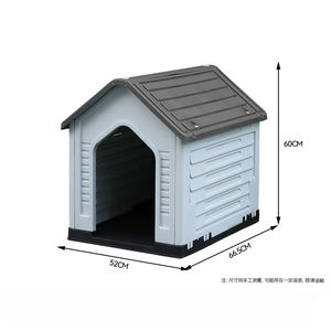 Hotsale büyük açık köpek kulübesi köpekler için çok kapı kafesleri kapalı Pet House nefes güneş yağmur koruma düğmesi kafes malzemeleri - Product Image 5