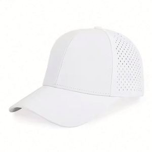 Gorras de Golf Casuales de Verano con Logotipo Personalizado, Gorra de Béisbol Snapback de 6-5 Paneles con Perforaciones Láser, Estilo Vintage con Tela Común - Product Image 1