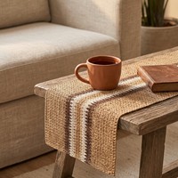 Nappe de table en polyester tissé ajouré multi-styles Summer Anne's American, style campagnard, pour buffet, décoration, chemin de table