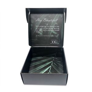 Free Sample black corrugated cardboard box shipping box small boxes for packiging