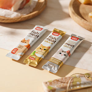 ถุงบรรจุอาหารสัตว์เลี้ยงแมว15กรัม30กรัม40กรัมถุงใส่อาหารเปียกสำหรับอาหารแมวซอสเนื้อสดขนาดเล็กปิดสนิท - Product Image 1