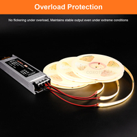 6 años de garantía Slim LED Driver 100% Transformador de fuente de alimentación completa Mini Ip67 Impermeable 24V Dc Fuente de alimentación Led de conmutación