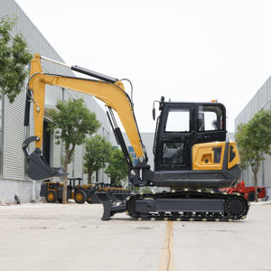 SPEDIZIONE GRATUITA Mini Escavatore da <span class=keywords><strong>6</strong></span>,5 Tonnellate con Motore EPA, Escavatore Cingolato Compatto, Piccola Macchina Escavatrice - Product Image 5