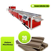 Machine d'extrusion automatique à double vis en PVC WPC Deleno Machinery pour la production de panneaux à persiennes avec une capacité de 400