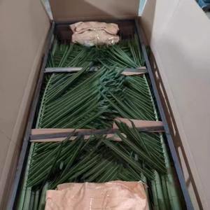 Palmiers artificiels résistants aux UV, en tissu et plastique personnalisés, feuilles de palmiers artificiels, branches artificielles - Product Image 4