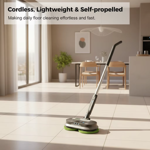 Serpillère électrique sans fil légère avec pulvérisation d'eau et réservoir d'eau amovible pour usage domestique - Product Image 1