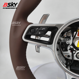 Pors-che Panamera Cayenne <span class=keywords><strong>Macan</strong></span> Cayman GT4 Boxster 718 981 911 991 991,2 Volante Nappa mejorado - Product Image 5