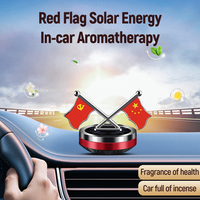 Diffuseur d'huiles essentielles pour voiture à énergie solaire personnalisé avec fonction rotative, en plastique, utilisation universelle pour tableau de bord