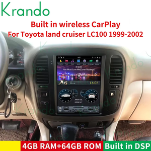 12 ''tesla Android Navigation cho TOYOTA LAND CRUISER lc100 Lexus LX470 1998 2002 đài phát thanh Xe GPS Stereo DVD không dây Carplay 4 gam - Product Image 2