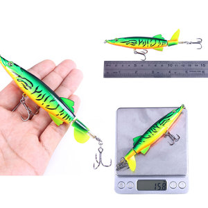 Appât dur pour la pêche en surface, leurre pour attraper des poissons, type <span class=keywords><strong>crocodile</strong></span>, poisson nageur, 1 pièce, 13cm, 16g - Product Image 5