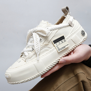 Nuevos Zapatos de Lona Retro Modernos con Cordones, de Corte Bajo, Transpirables y Económicos para Hombre, Antideslizantes, Casuales para Caminar, Zapatos de Lona Modernos 2026 - Product Image 3