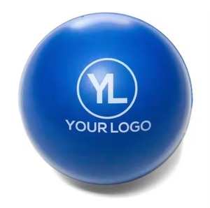 Fabricant de logos personnalisés, jouet amusant pour enfants, balle anti-stress ronde en PU avec logo, jouet anti-stress à presser pour enfants - Product Image 5
