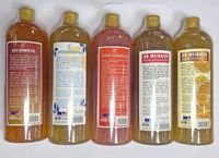 Gel Douche Exfoliant aux Fruits 1000ml Propre et Longue Durée, Lisse comme de la Soie, Rafraîchissant et Hydratant, Doux pour la Peau