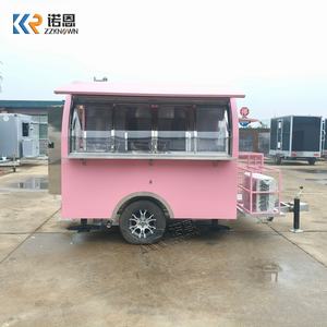 低价食品拖车出售 移动咖啡拖车 迷你小吃车 活动用定制咖啡车 制造商 - Product Image 4