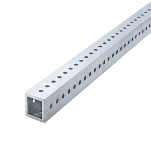 Servicios de Soldadura Personalizados, <span class=keywords><strong>Perfil</strong></span> de <span class=keywords><strong>Aluminio</strong></span> 6063, Extrusión Hexagonal, Postes de Señalización Tubulares Cuadrados con Recubrimiento en Polvo - Product Image 1