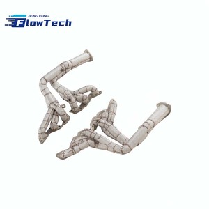 Collecteurs d'échappement à haut débit en acier inoxydable SS304 avec bouclier thermique pour Aston Martin DB9 6.0L V12 - Product Image 3