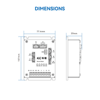Kit de Moteur Servo Triphasé Étanche 750W pour Robot AGV/AMR, 48V 3000RPM, Efficacité IE3, CANopen/RS232