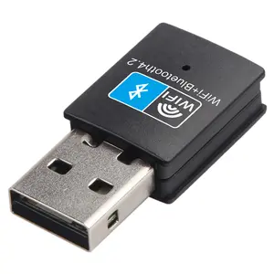 150Mbps WiFi Bluetooth Wireless Adapter USB Adapter 2.4G Bluetooth Dongle Network Card RTL8723DU for Desktop Laptop PC