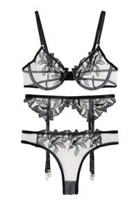 3 шт., сексуальное женское нижнее белье с подвязками - Product Image 6