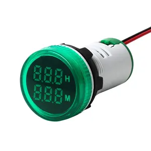 NIN new hour meter high quality green big digital tube indicator high efficiency accurate digital display panel meter timer