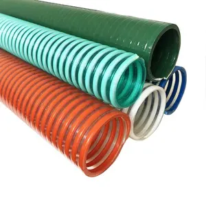 Tuyau d'aspiration en spirale en PVC de tuyau d'eau ondulé flexible de haute qualité pour tube robuste en pvc de pompe à eau