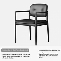 Fauteuil moderne en bois de frêne nordique italien avec dossier et accoudoirs pour salon, salle à manger et usage de loisirs, chaise de négociation