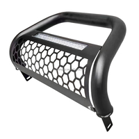 PUSH PARE-CHOCS AVANT EN ACIER PROTECTEUR NUDGE BAR Avec Lampe LED pour Dodge RAM 1500 2018