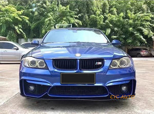 Kit de carrocería E90 Upgrade M4 Serie 3 Pre-LCI para <span class=keywords><strong>BMW</strong></span>, parachoques completo, parrilla, faldones laterales, <span class=keywords><strong>318i</strong></span> 320i 325i 2005 <span class=keywords><strong>2006</strong></span> - Product Image 3