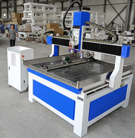 Routeur CNC 1200x1200 avec taille 4x4, routeur CNC ATC 48x48 1212 avec axe rotatif mobile