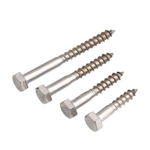 Pernos de madera hexagonal de cabeza pintada de acero inoxidable, tornillo autorroscante de madera con cabeza hexagonal de cubierta compuesta - Product Image 5